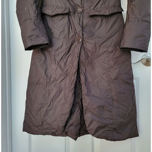 ADD Brown Down Puffer Long Coat 6 - Picture 6 of 12